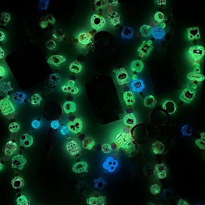 [New Arrival] Glow In The Dark Cute Decor and Premium Acrylic Pads Phone Chain