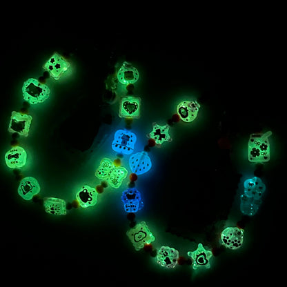 [New Arrival] Glow In The Dark Cute Decor and Premium Acrylic Pads Phone Chain