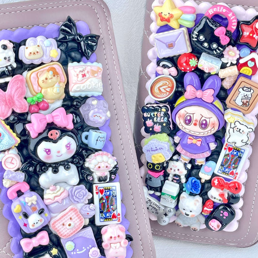 [New Arrival] Premium Kawaii Big Cutie Handmade Cream Gel Long Wallet/Phone Purse