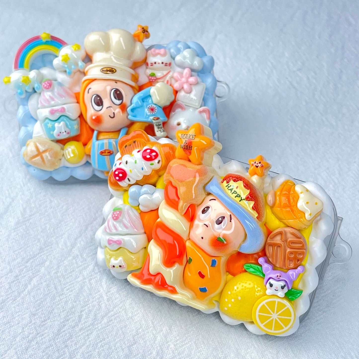 [NEW BATCH] Kawaii Cute All Mix Styles Cream Gel Phone Clips (NO CHAINS INCLUDED)-More NEW Styles Added!