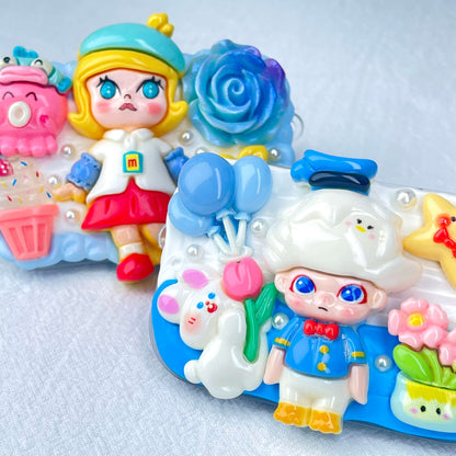 [NEW BATCH] Kawaii Cute All Mix Styles Cream Gel Phone Clips (NO CHAINS INCLUDED)-More NEW Styles Added!
