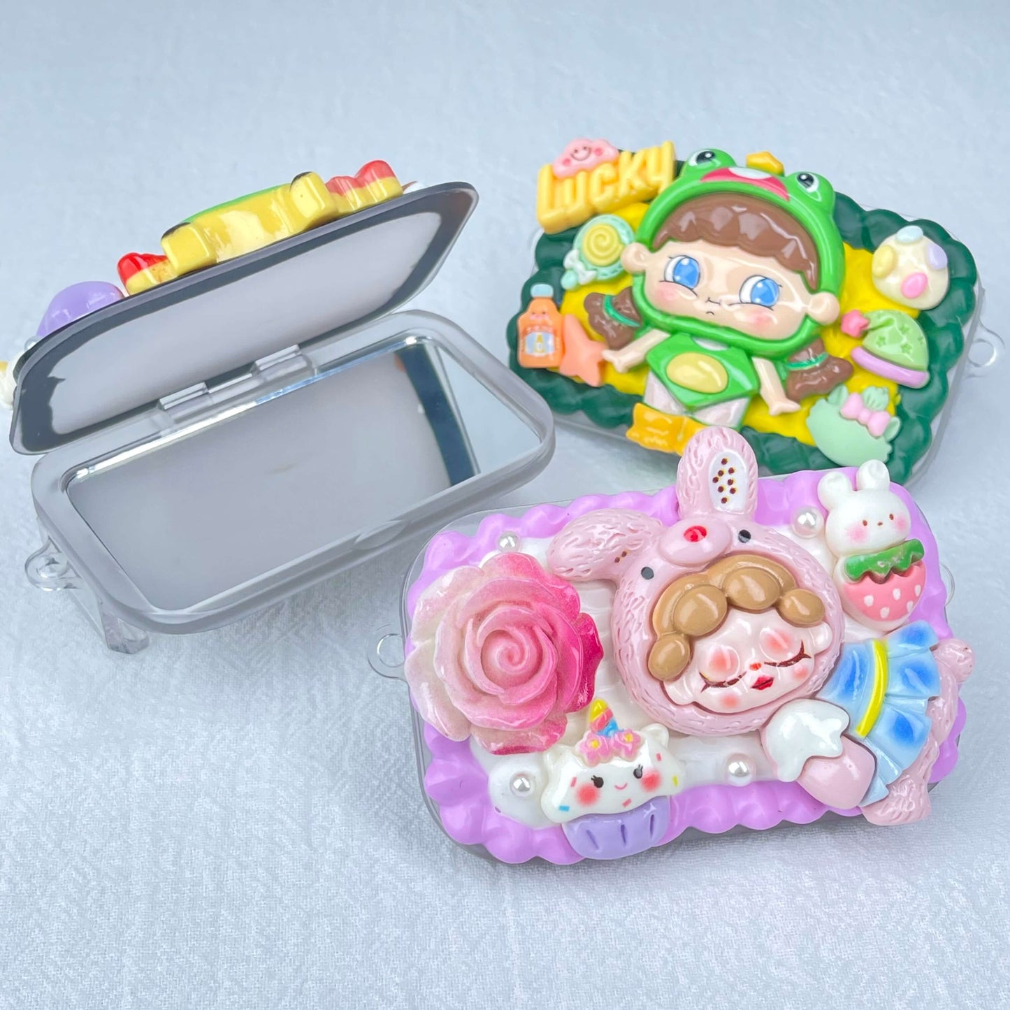 [NEW BATCH] Kawaii Cute All Mix Styles Cream Gel Phone Clips (NO CHAINS INCLUDED)-More NEW Styles Added!