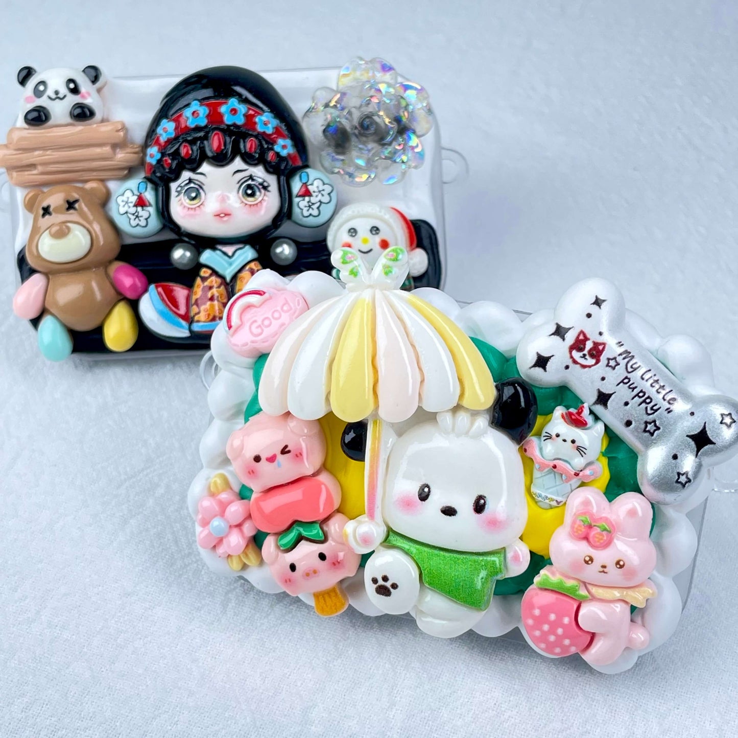 [NEW BATCH] Kawaii Cute All Mix Styles Cream Gel Phone Clips (NO CHAINS INCLUDED)-More NEW Styles Added!