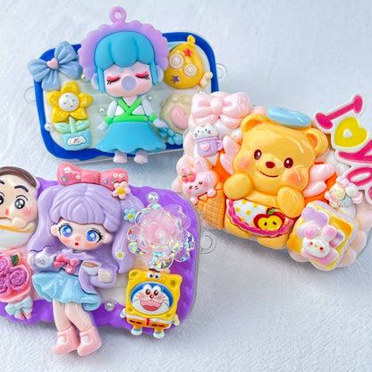 [NEW BATCH] Kawaii Cute All Mix Styles Cream Gel Phone Clips (NO CHAINS INCLUDED)-More NEW Styles Added!