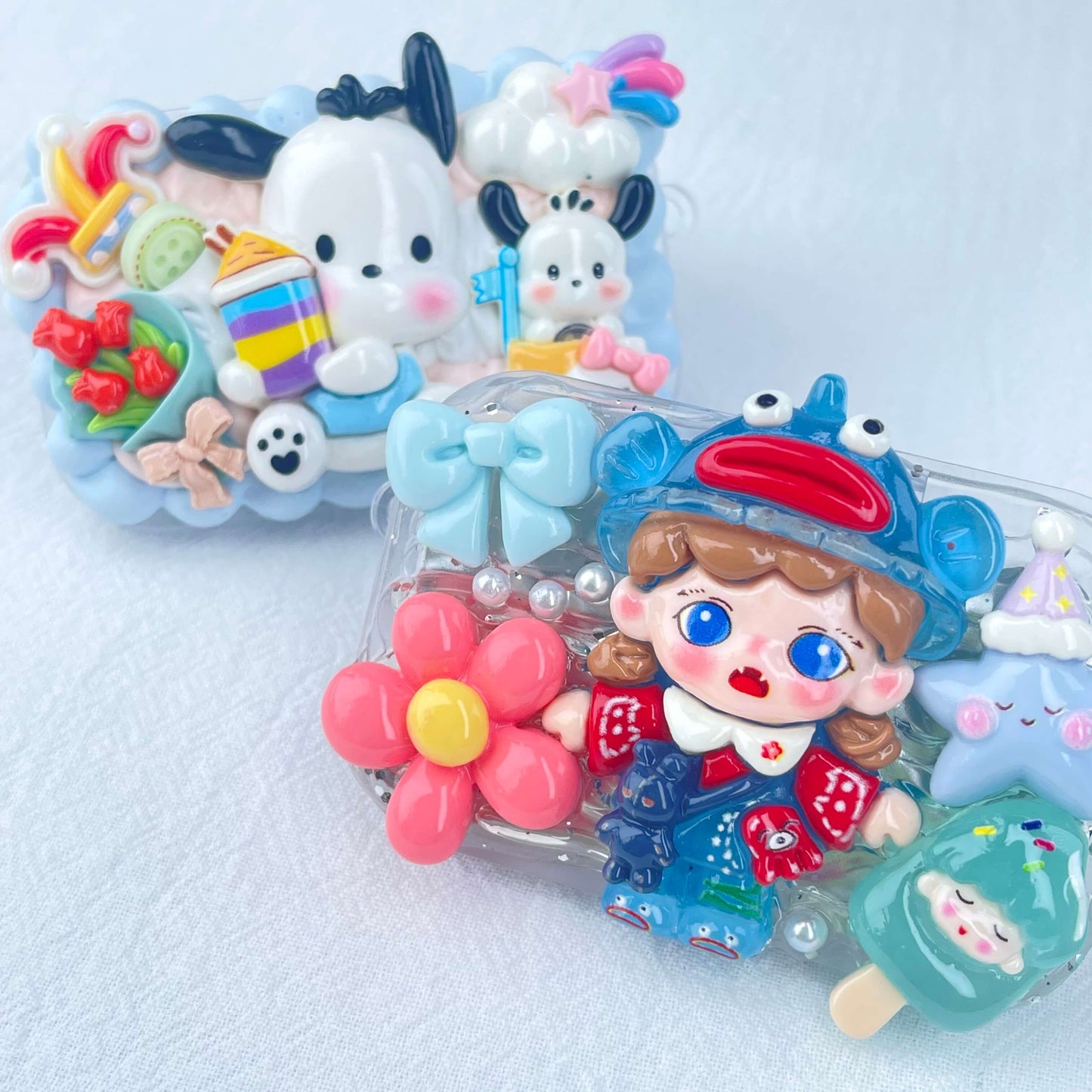 [NEW BATCH] Kawaii Cute All Mix Styles Cream Gel Phone Clips (NO CHAINS INCLUDED)-More NEW Styles Added!