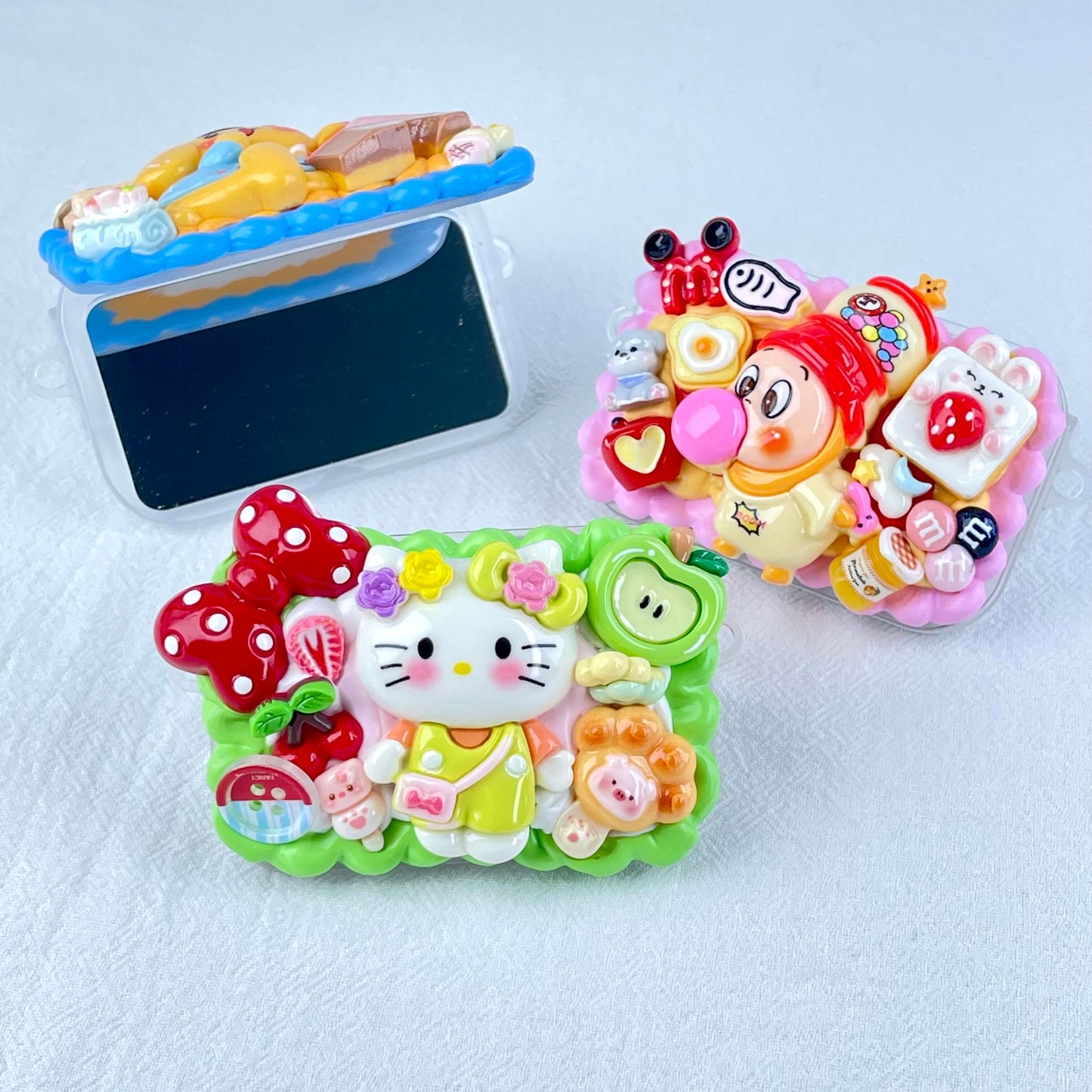 [NEW BATCH] Kawaii Cute All Mix Styles Cream Gel Phone Clips (NO CHAINS INCLUDED)-More NEW Styles Added!