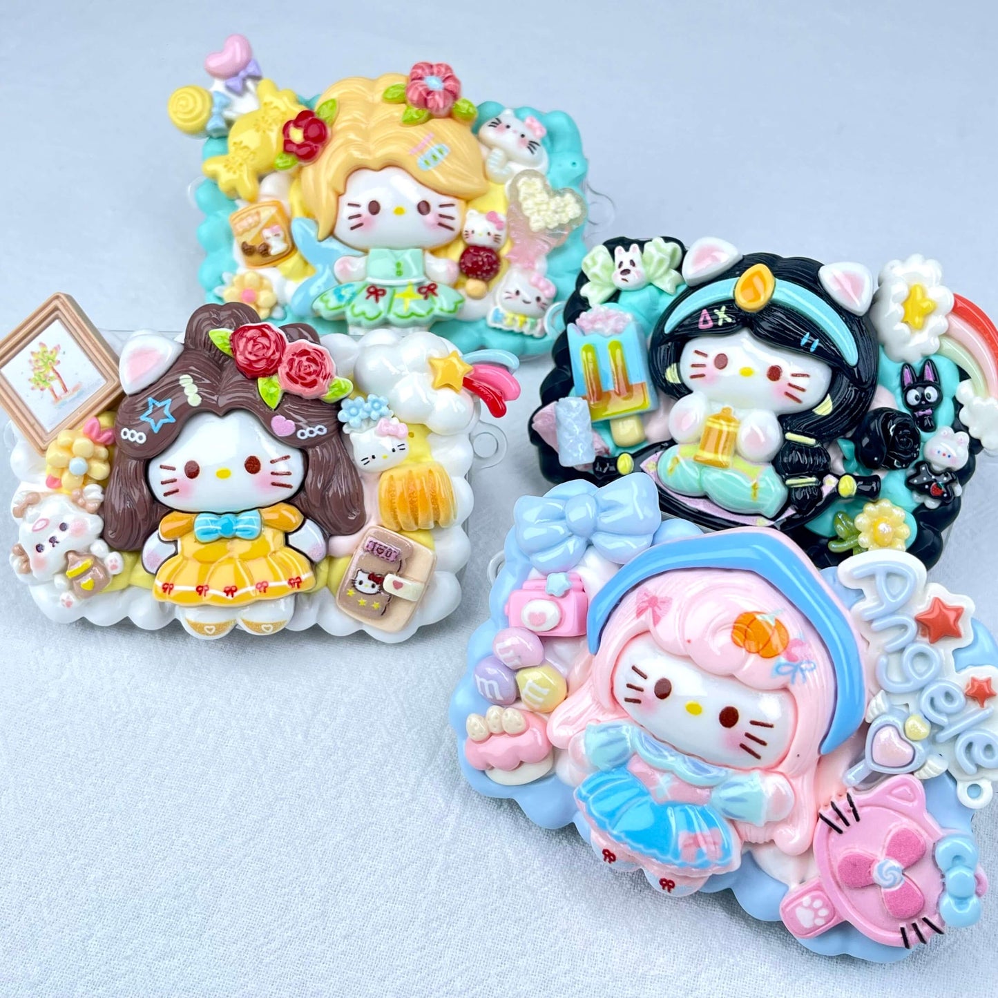 [NEW BATCH] Kawaii Cute All Mix Styles Cream Gel Phone Clips (NO CHAINS INCLUDED)-More NEW Styles Added!