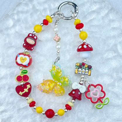 [New Arrival] Handmade Metal Decor and Glow In The Dark Decor Kawaii Phone Chains-Special Launch Price!