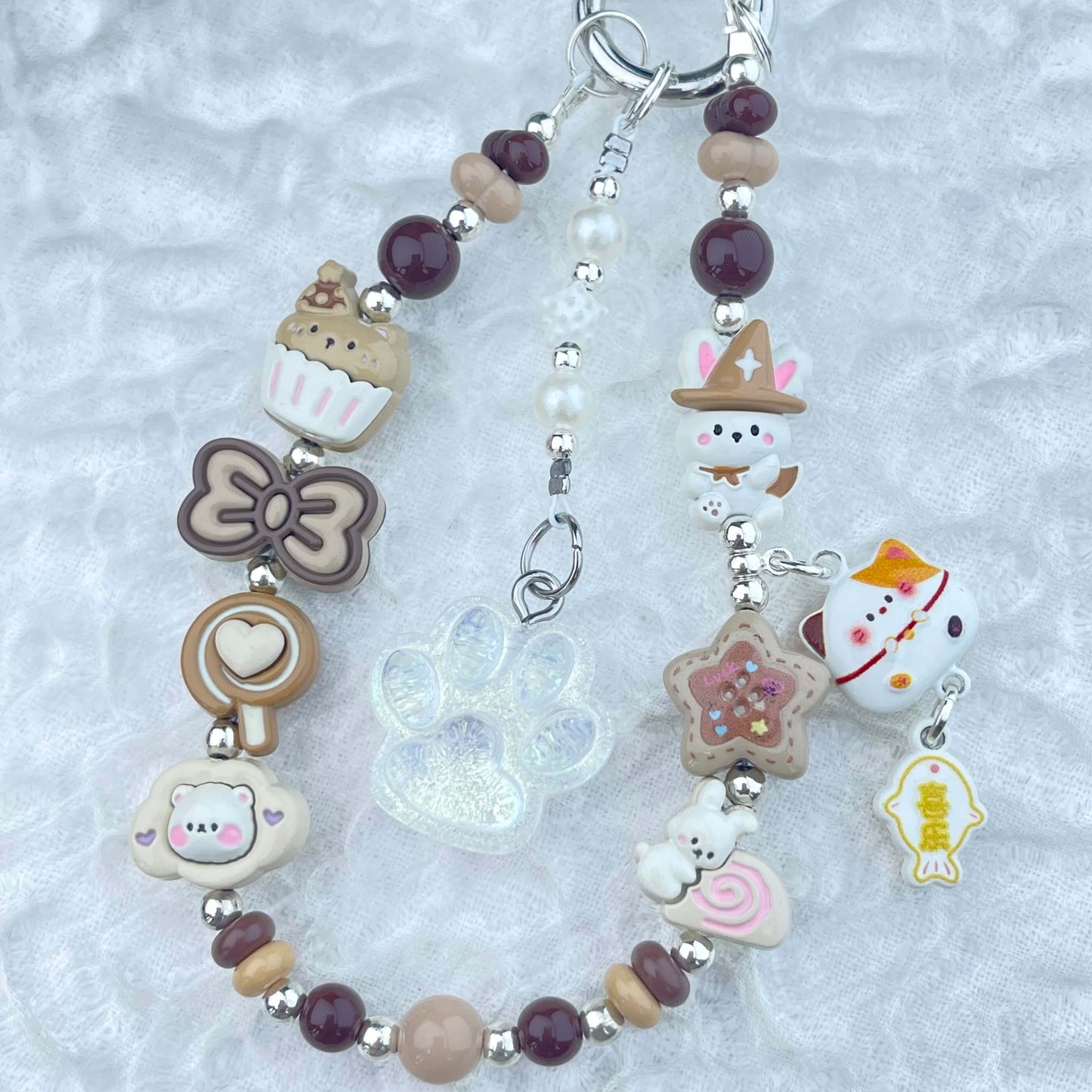 [New Arrival] Handmade Metal Decor and Glow In The Dark Decor Kawaii Phone Chains-Special Launch Price!