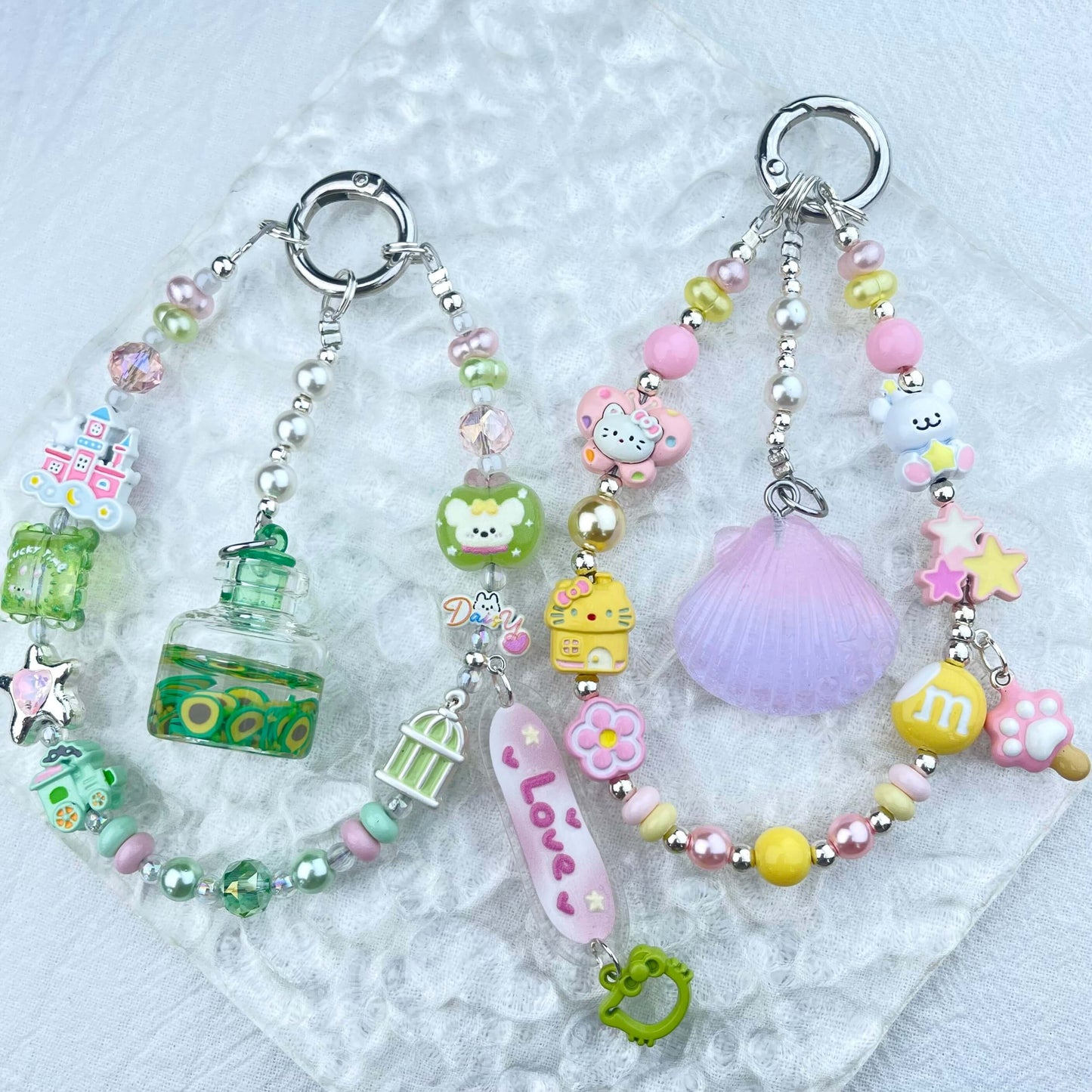 [New Arrival] Handmade Metal Decor and Glow In The Dark Decor Kawaii Phone Chains-Special Launch Price!