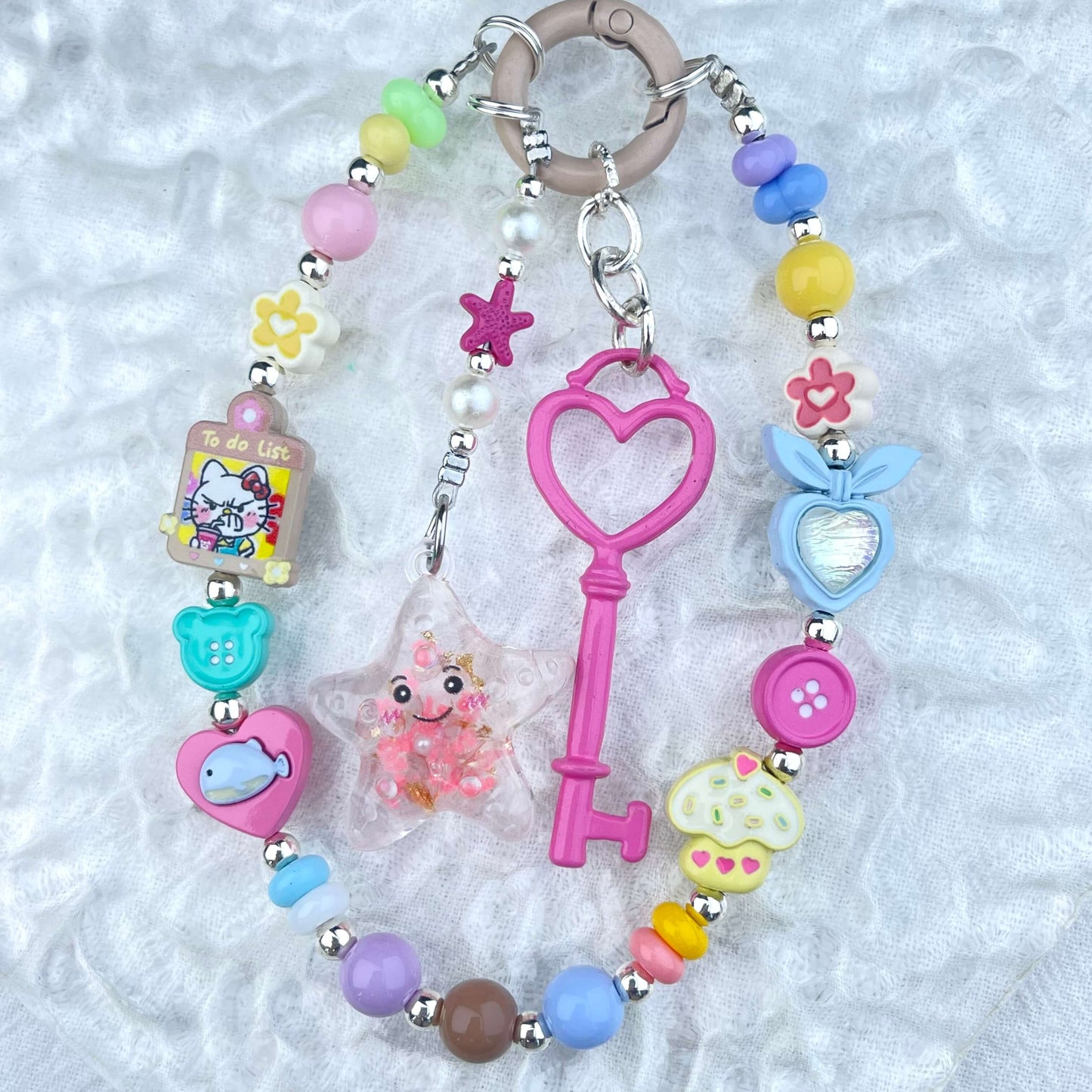 [New Arrival] Handmade Metal Decor and Glow In The Dark Decor Kawaii Phone Chains-Special Launch Price!