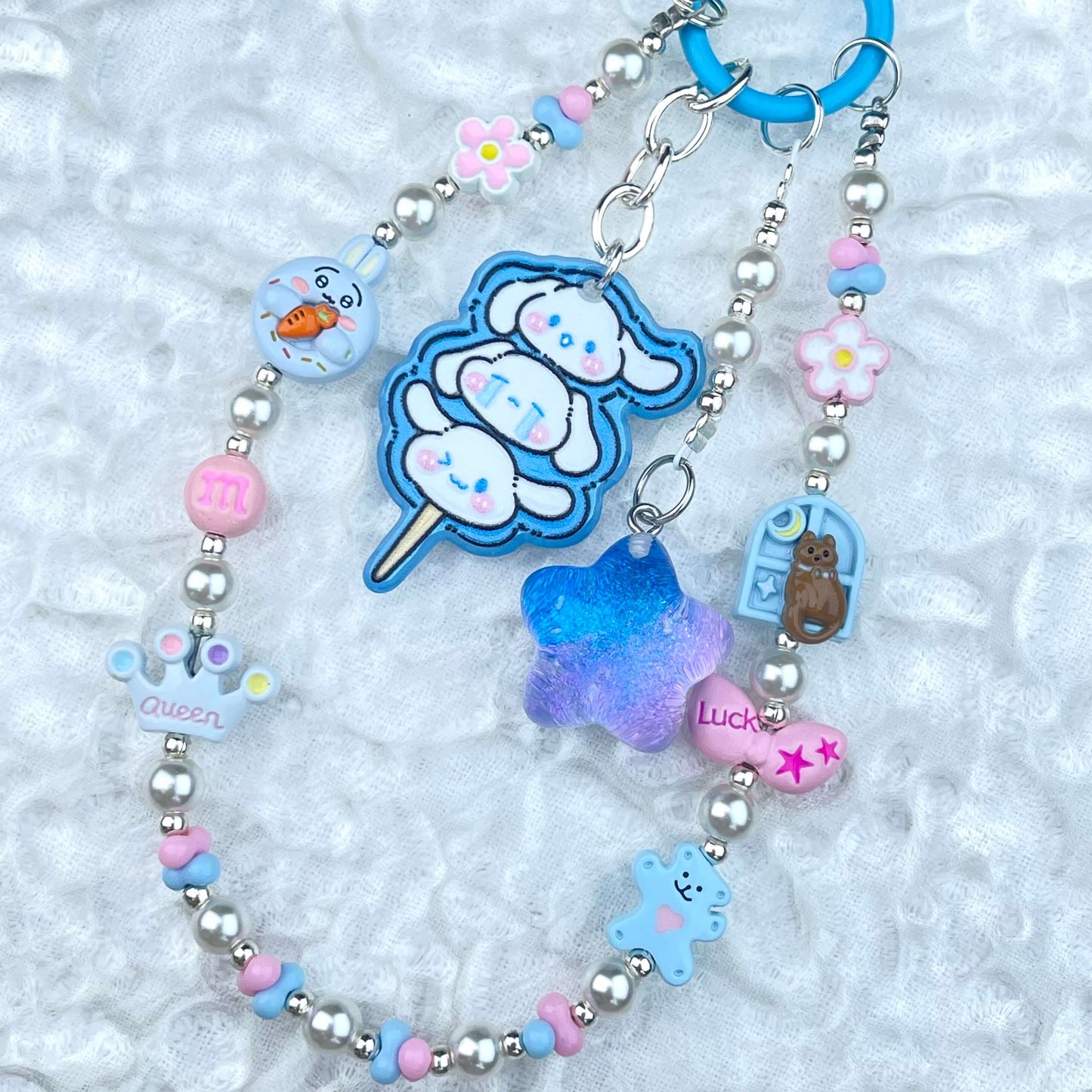 [New Arrival] Handmade Metal Decor and Glow In The Dark Decor Kawaii Phone Chains-Special Launch Price!