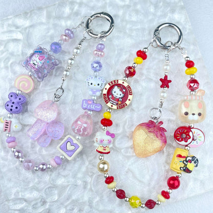 [New Arrival] Handmade Metal Decor and Glow In The Dark Decor Kawaii Phone Chains-Special Launch Price!