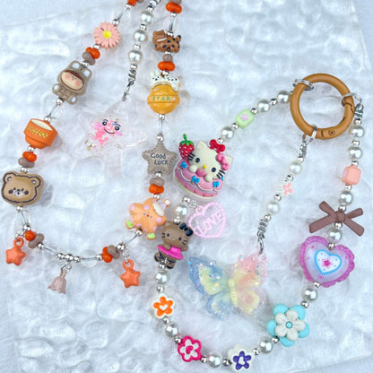 [New Arrival] Handmade Metal Decor and Glow In The Dark Decor Kawaii Phone Chains-Special Launch Price!