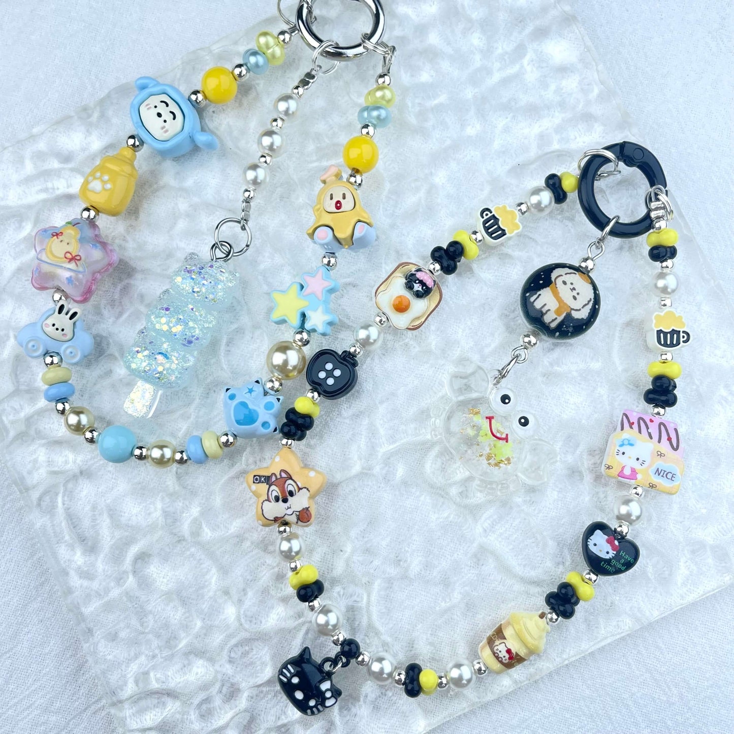 [New Arrival] Handmade Metal Decor and Glow In The Dark Decor Kawaii Phone Chains-Special Launch Price!