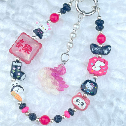 [New Arrival] Handmade Metal Decor and Glow In The Dark Decor Kawaii Phone Chains-Special Launch Price!