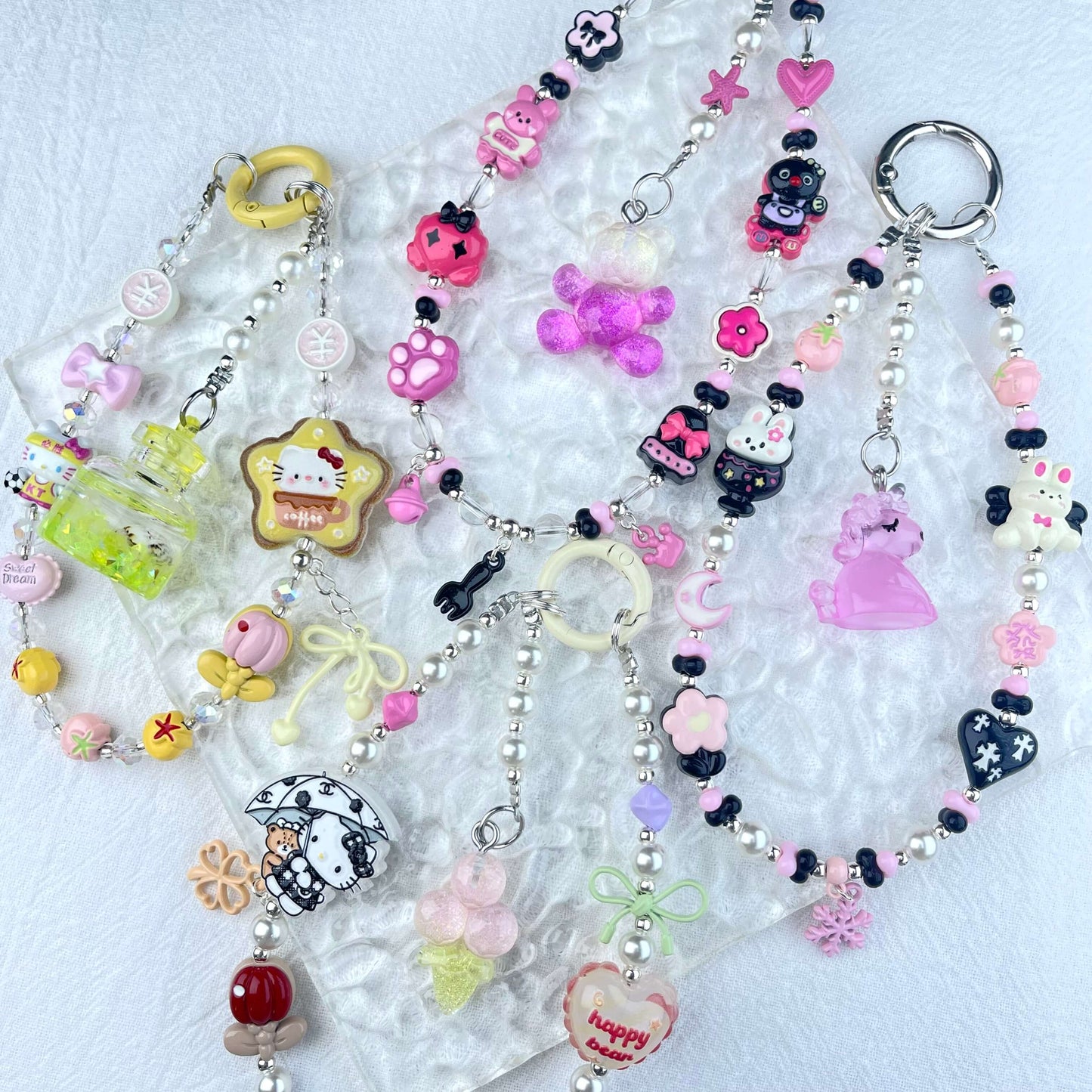[New Arrival] Handmade Metal Decor and Glow In The Dark Decor Kawaii Phone Chains-Special Launch Price!