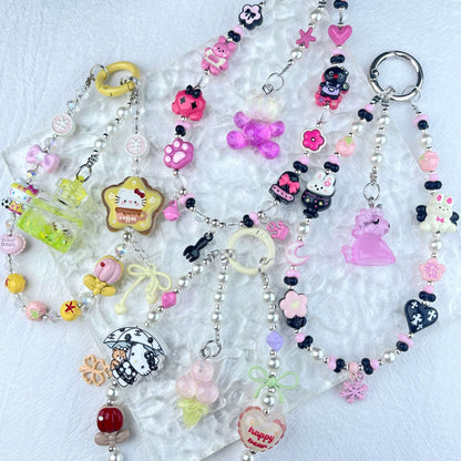 [New Arrival] Handmade Metal Decor and Glow In The Dark Decor Kawaii Phone Chains-Special Launch Price!