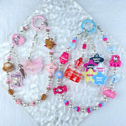 [New Arrival] Handmade Metal Decor and Glow In The Dark Decor Kawaii Phone Chains-Special Launch Price!