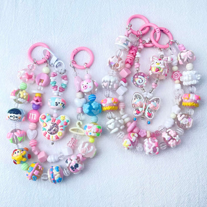 [New Arrival] Premium Kawaii Cute Hand-Painted Beads Phone Chain/Bag Decor