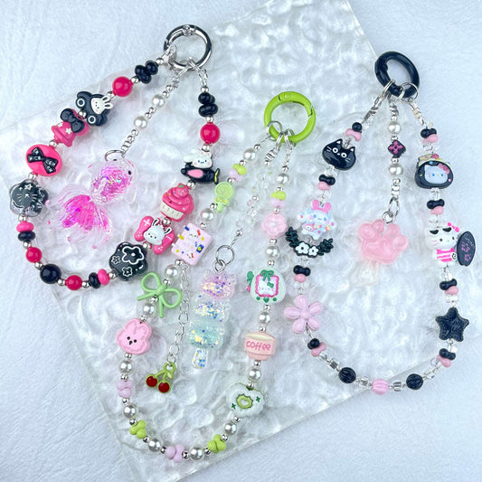 [New Arrival] Handmade Metal Decor and Glow In The Dark Decor Kawaii Phone Chains-Special Launch Price!