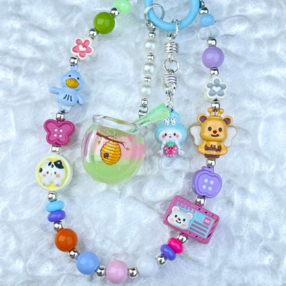 [New Arrival] Handmade Metal Decor and Glow In The Dark Decor Kawaii Phone Chains-Special Launch Price!