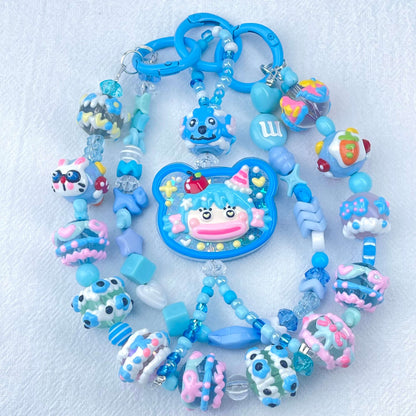 [New Arrival] Premium Kawaii Cute Hand-Painted Beads Phone Chain/Bag Decor