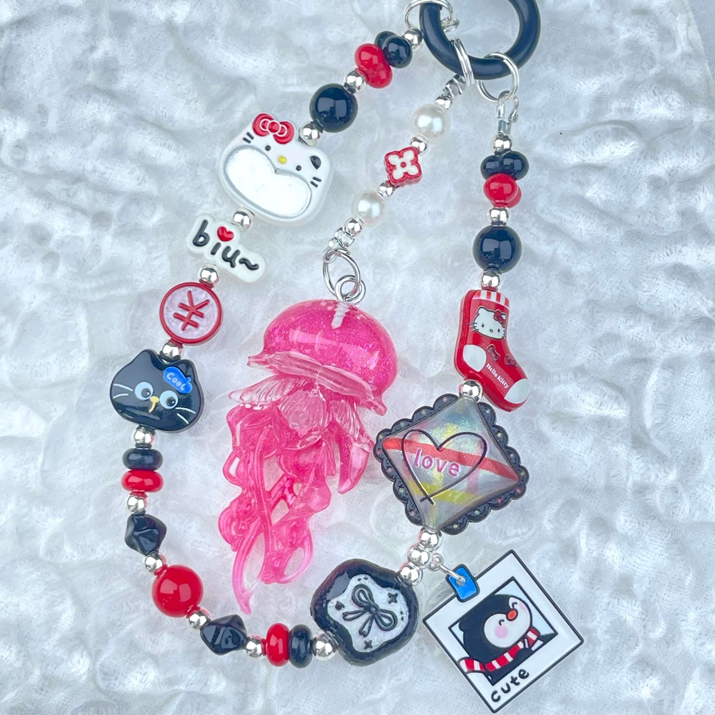 [New Arrival] Handmade Metal Decor and Glow In The Dark Decor Kawaii Phone Chains-Special Launch Price!
