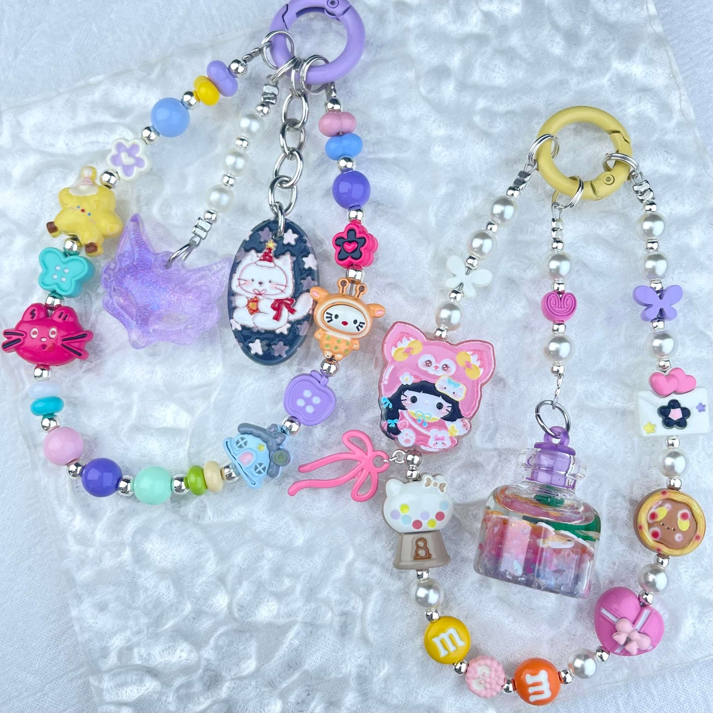 [New Arrival] Handmade Metal Decor and Glow In The Dark Decor Kawaii Phone Chains-Special Launch Price!