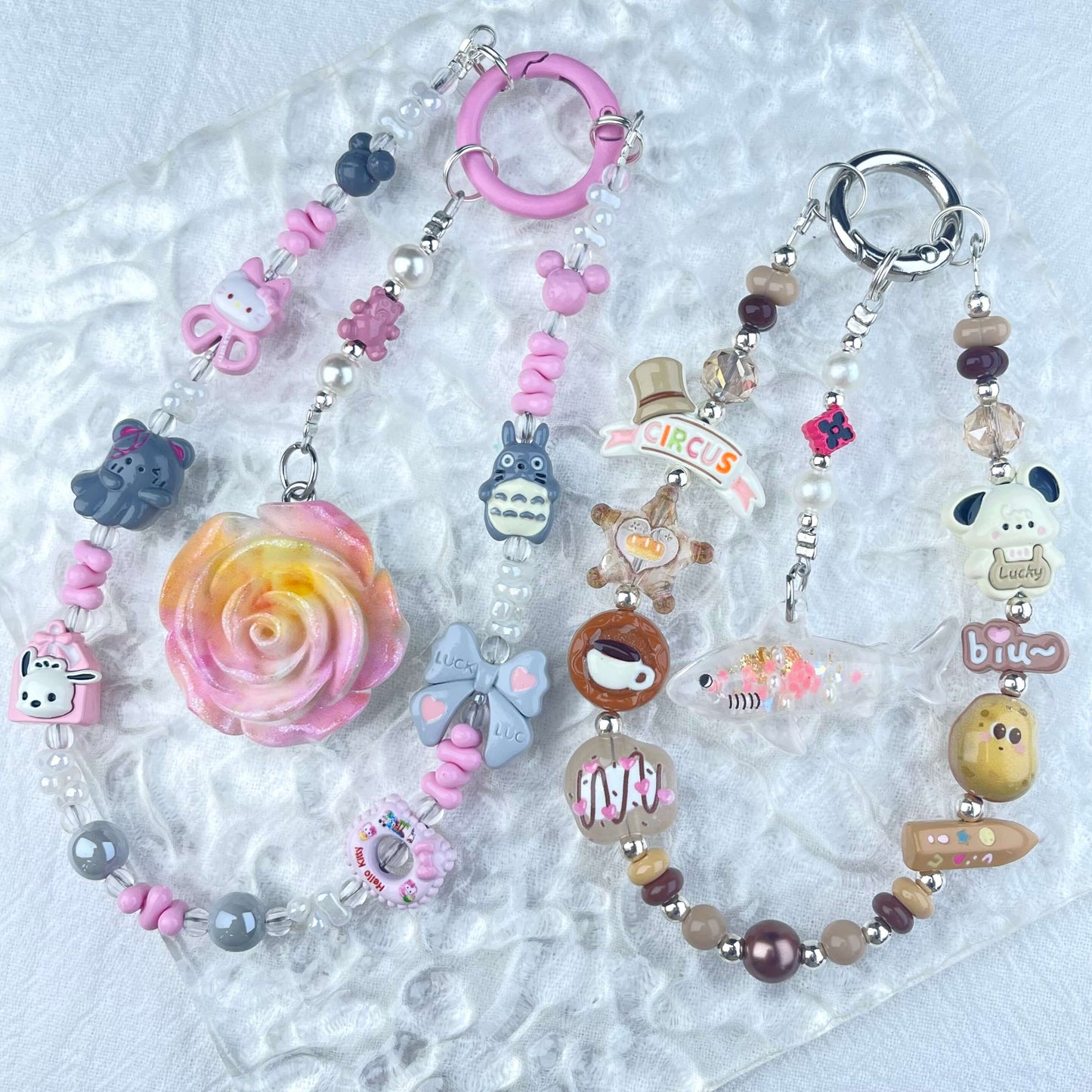 [New Arrival] Handmade Metal Decor and Glow In The Dark Decor Kawaii Phone Chains-Special Launch Price!