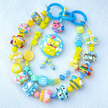 [New Arrival] Premium Kawaii Cute Hand-Painted Beads Phone Chain/Bag Decor