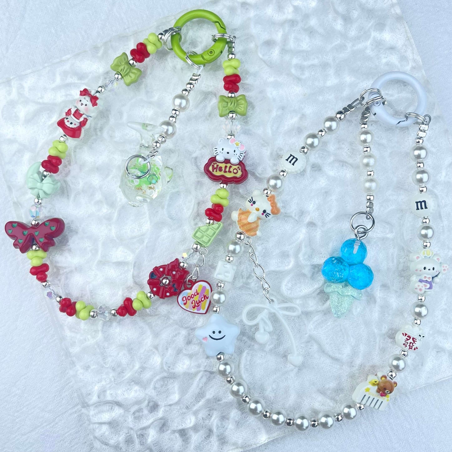 [New Arrival] Handmade Metal Decor and Glow In The Dark Decor Kawaii Phone Chains-Special Launch Price!