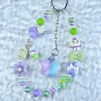 [New Arrival] Handmade Metal Decor and Glow In The Dark Decor Kawaii Phone Chains-Special Launch Price!