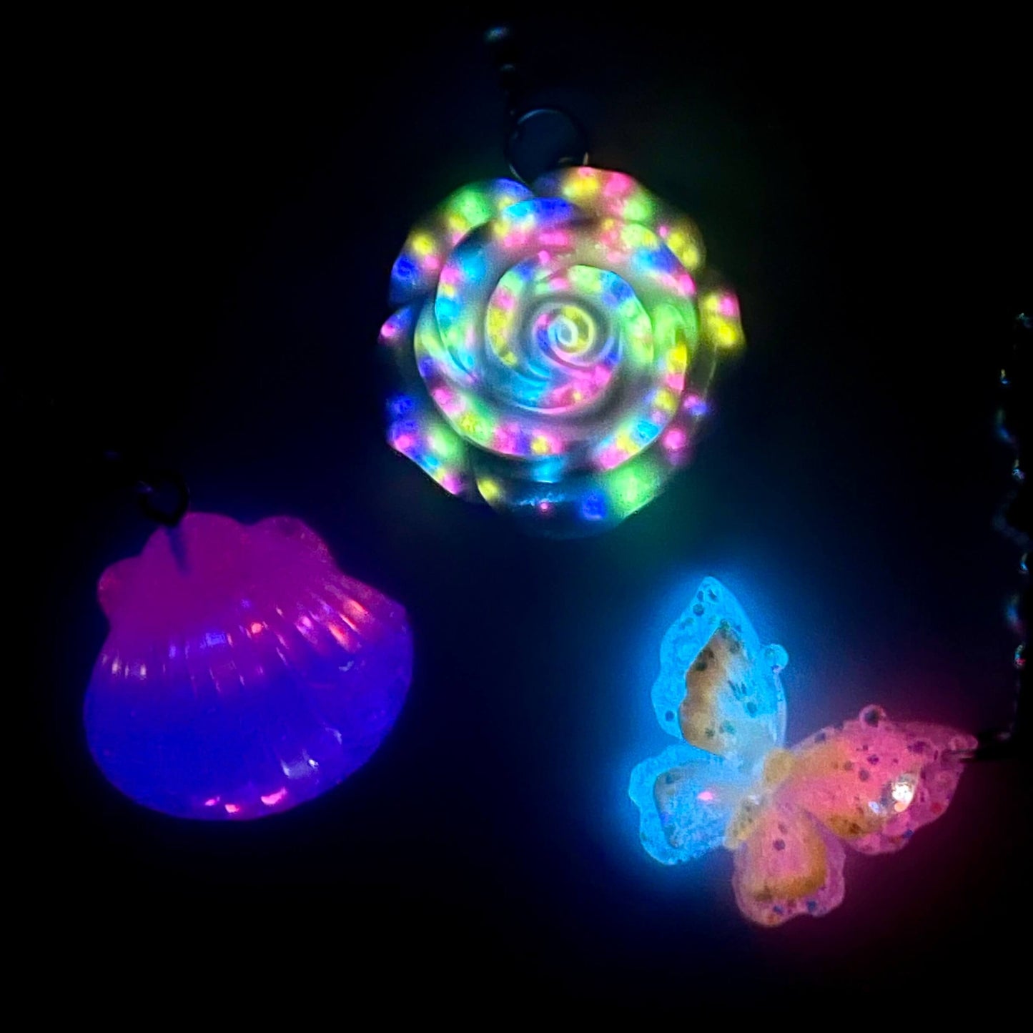 [New Arrival] Handmade Metal Decor and Glow In The Dark Decor Kawaii Phone Chains-Special Launch Price!