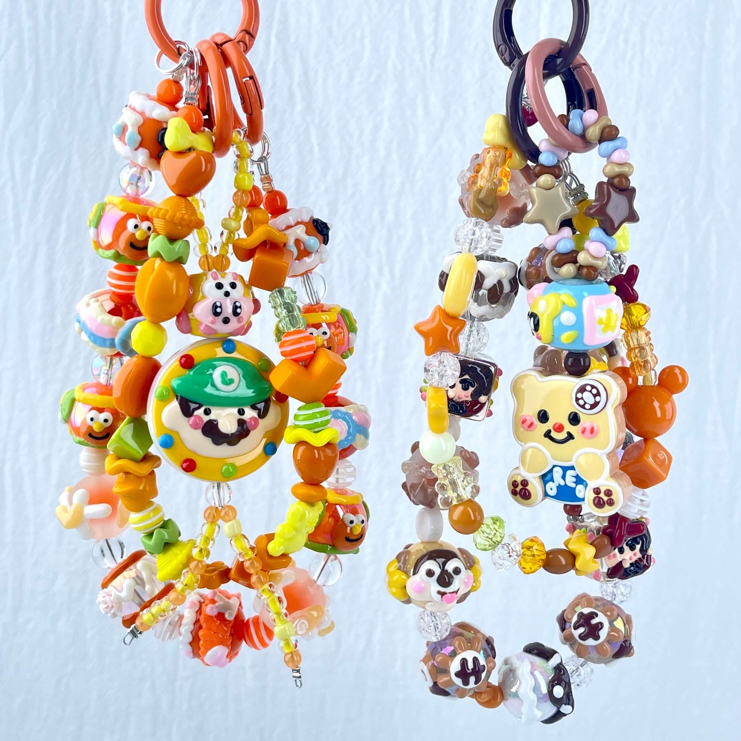 [New Arrival] Premium Kawaii Cute Hand-Painted Beads Phone Chain/Bag Decor