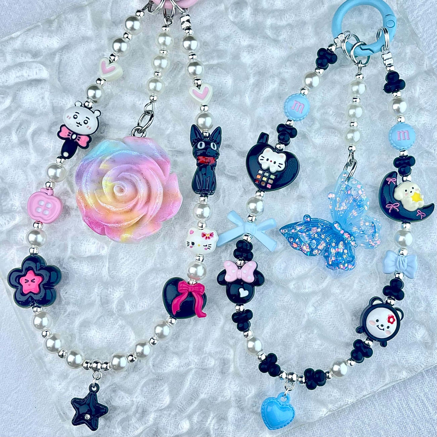 [New Arrival] Handmade Metal Decor and Glow In The Dark Decor Kawaii Phone Chains-Special Launch Price!