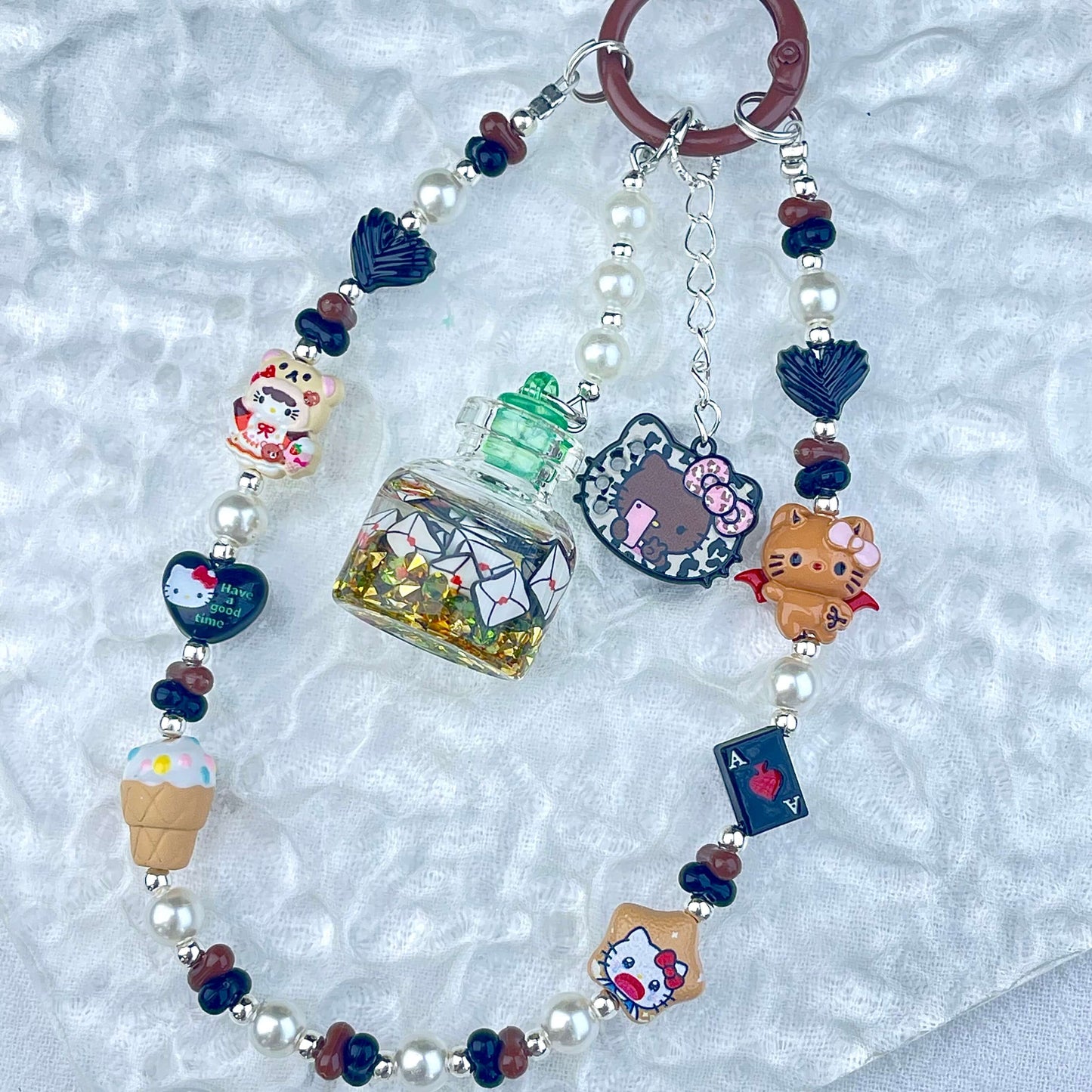 [New Arrival] Handmade Metal Decor and Glow In The Dark Decor Kawaii Phone Chains-Special Launch Price!