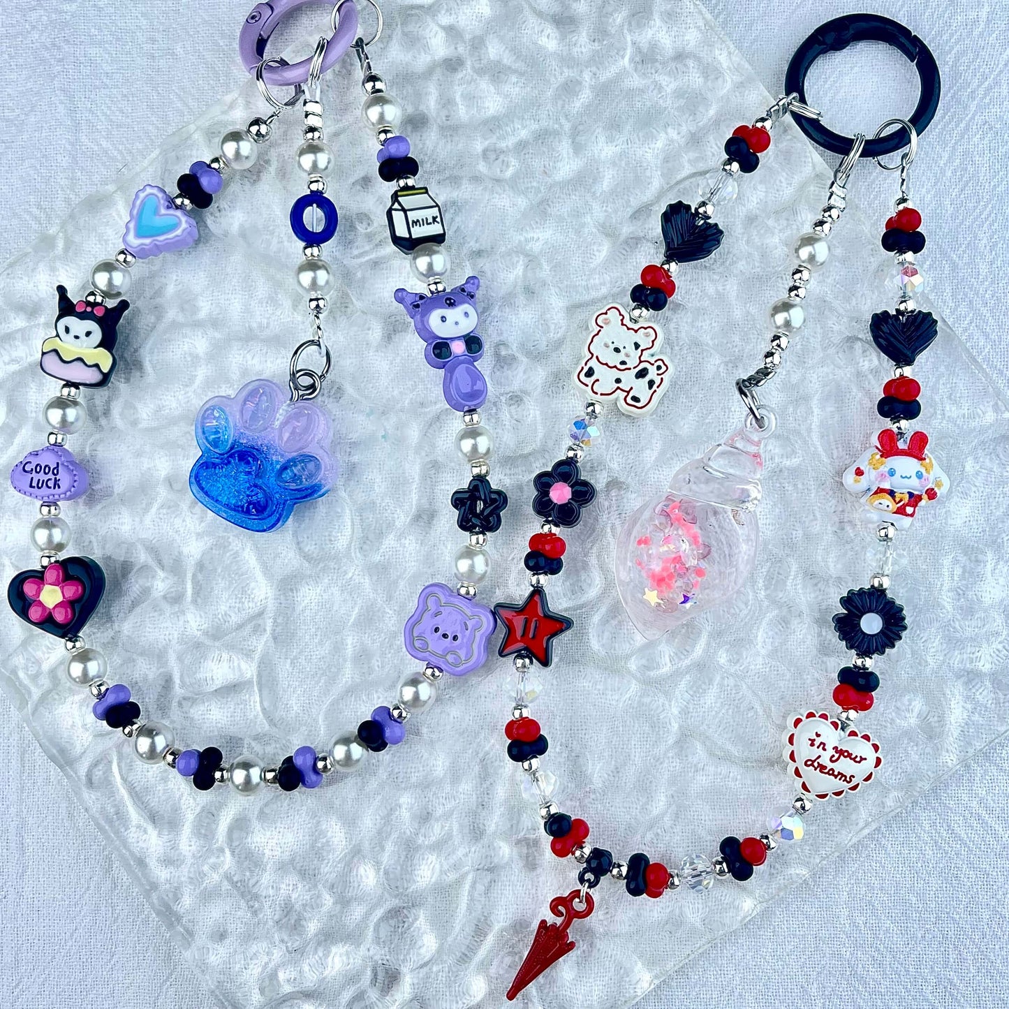 [New Arrival] Handmade Metal Decor and Glow In The Dark Decor Kawaii Phone Chains-Special Launch Price!
