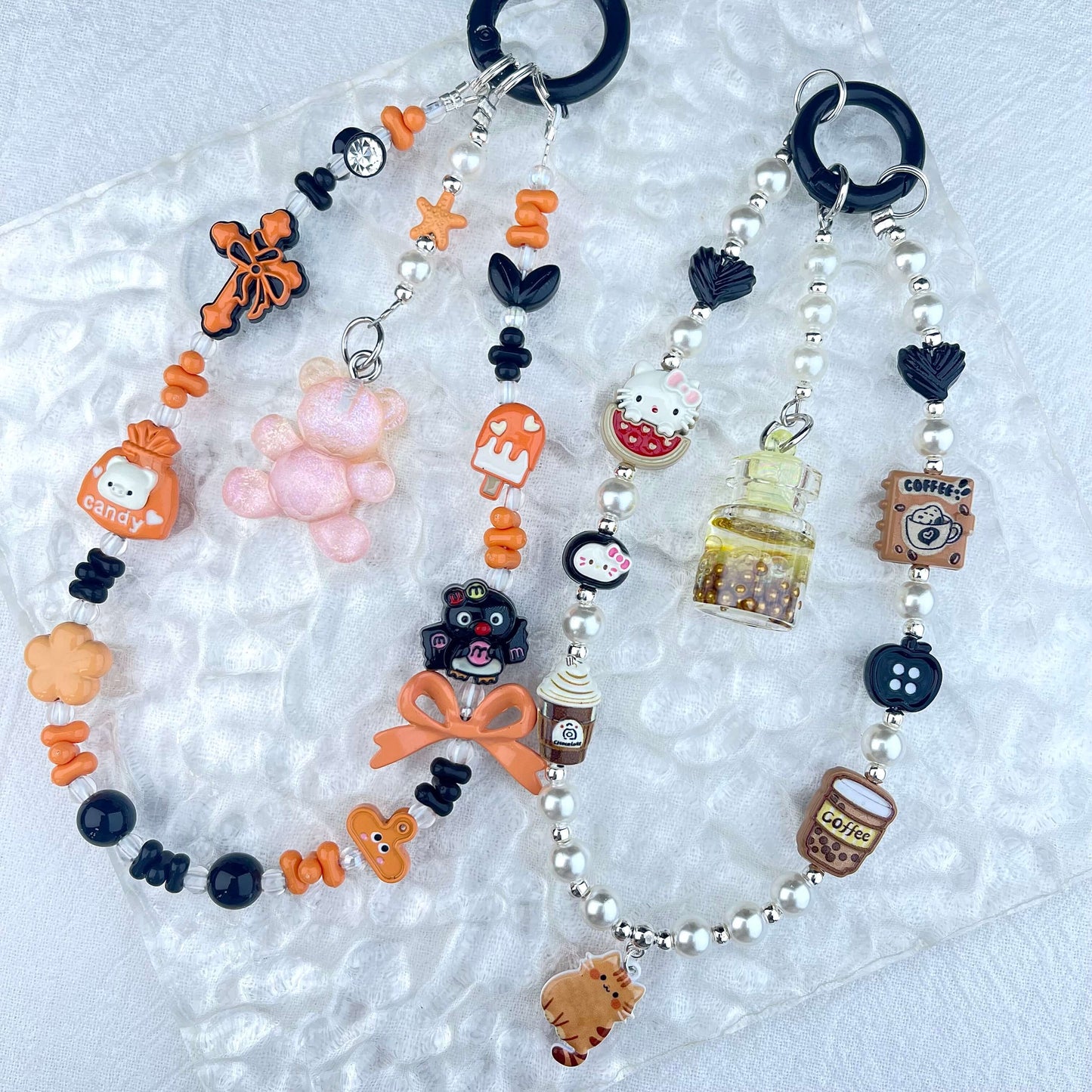 [New Arrival] Handmade Metal Decor and Glow In The Dark Decor Kawaii Phone Chains-Special Launch Price!