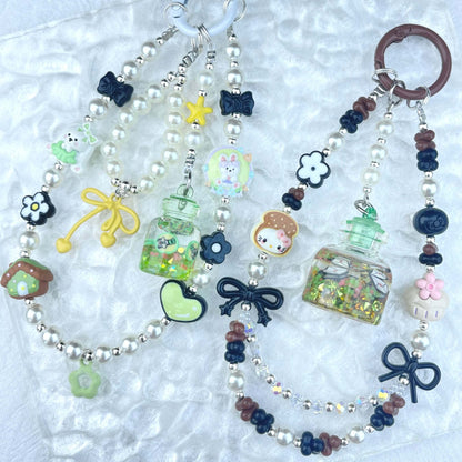 [New Arrival] Handmade Metal Decor and Glow In The Dark Decor Kawaii Phone Chains-Special Launch Price!