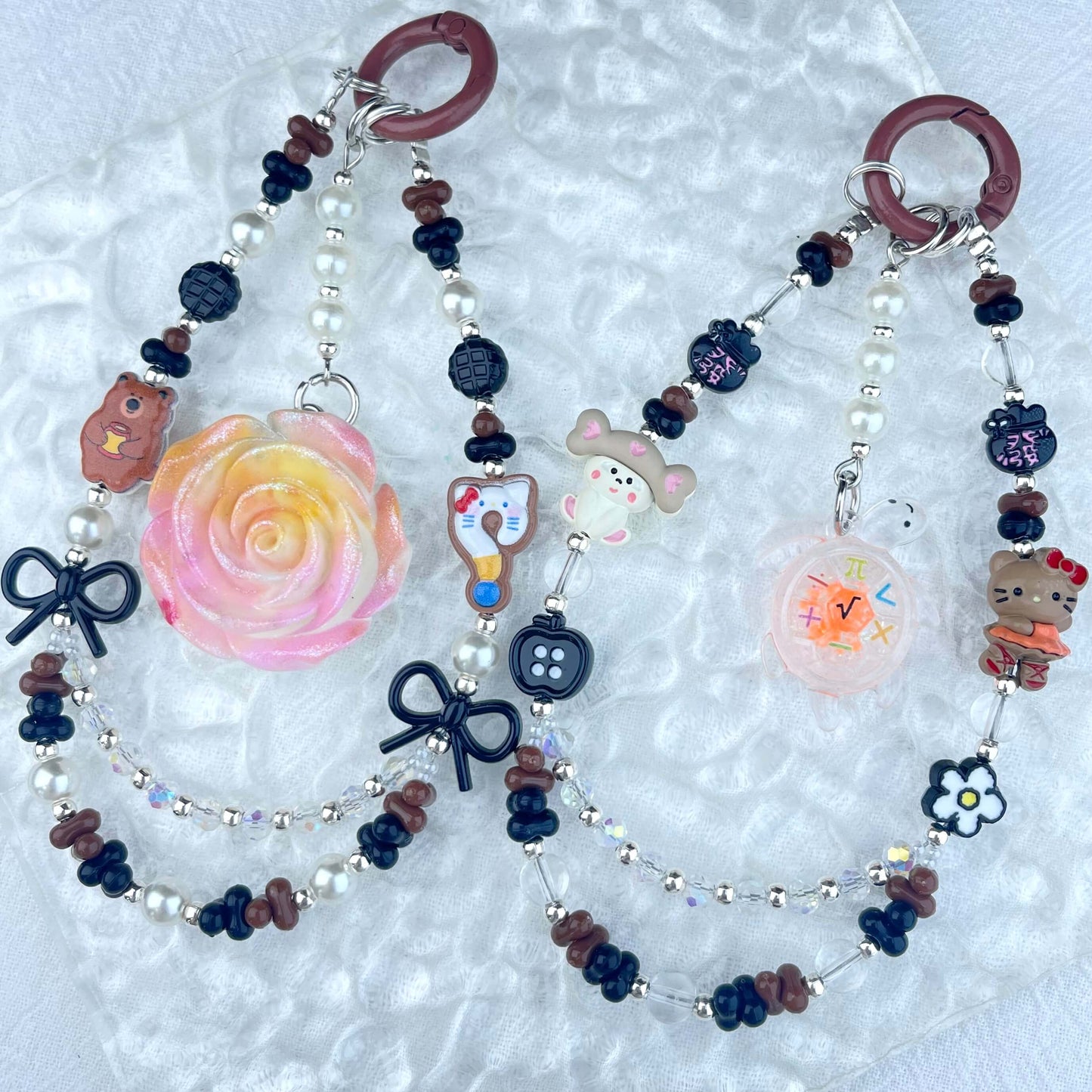 [New Arrival] Handmade Metal Decor and Glow In The Dark Decor Kawaii Phone Chains-Special Launch Price!