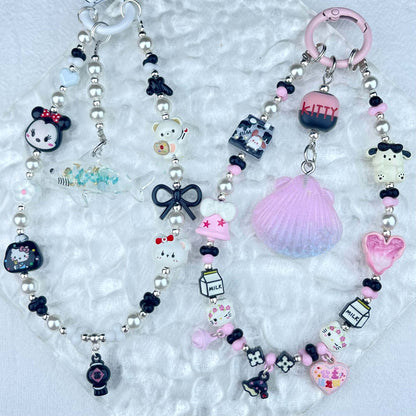 [New Arrival] Handmade Metal Decor and Glow In The Dark Decor Kawaii Phone Chains-Special Launch Price!