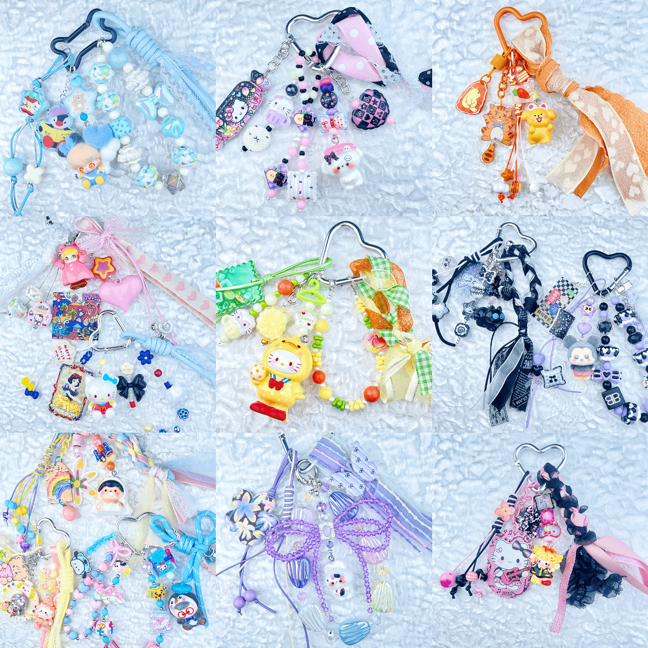 [Anniversary Celebration] Premium Handmade Kawaii Cutie Various Styles Bag Decor Mix-Celebration Special Price!