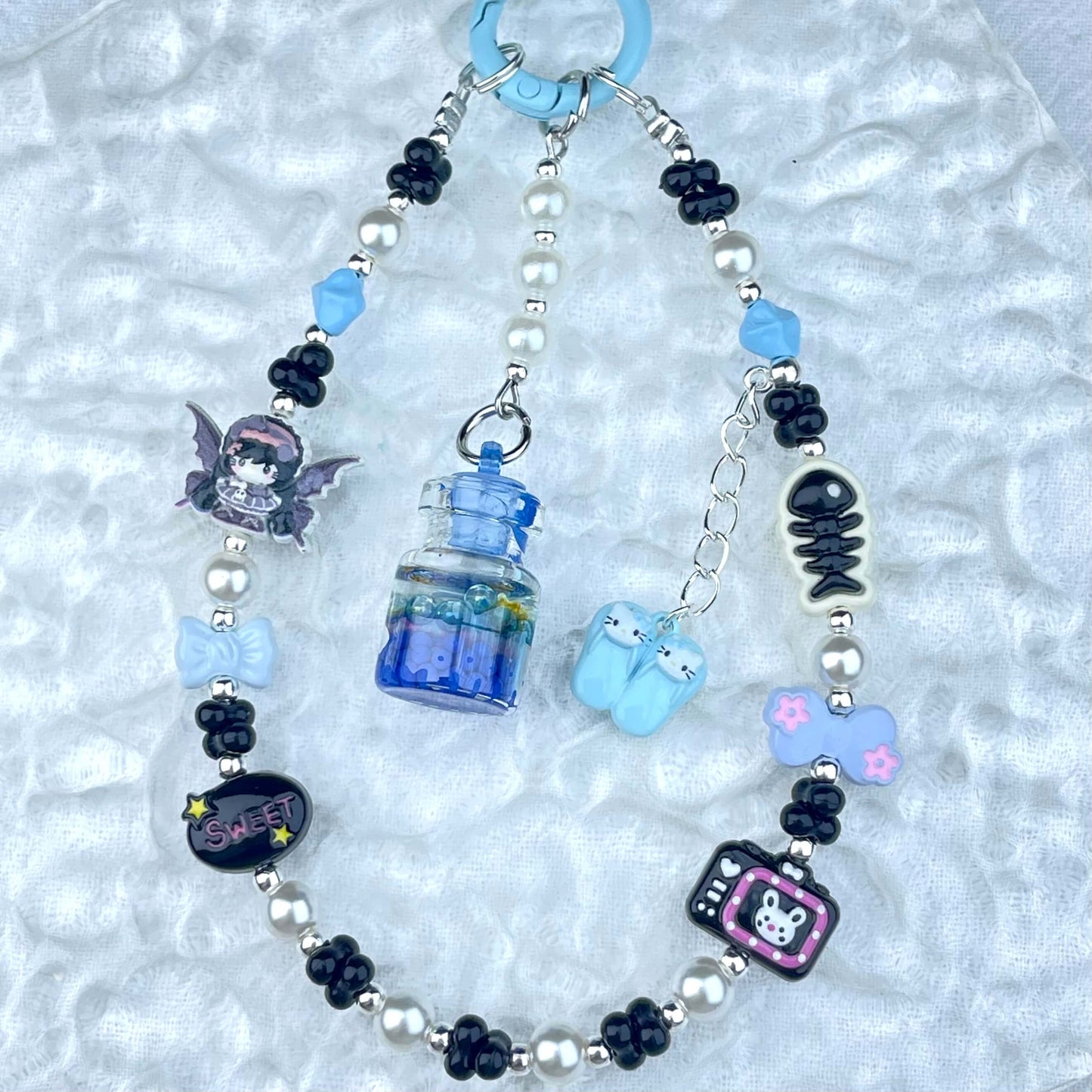 [New Arrival] Handmade Metal Decor and Glow In The Dark Decor Kawaii Phone Chains-Special Launch Price!
