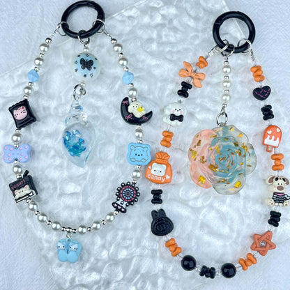 [New Arrival] Handmade Metal Decor and Glow In The Dark Decor Kawaii Phone Chains-Special Launch Price!