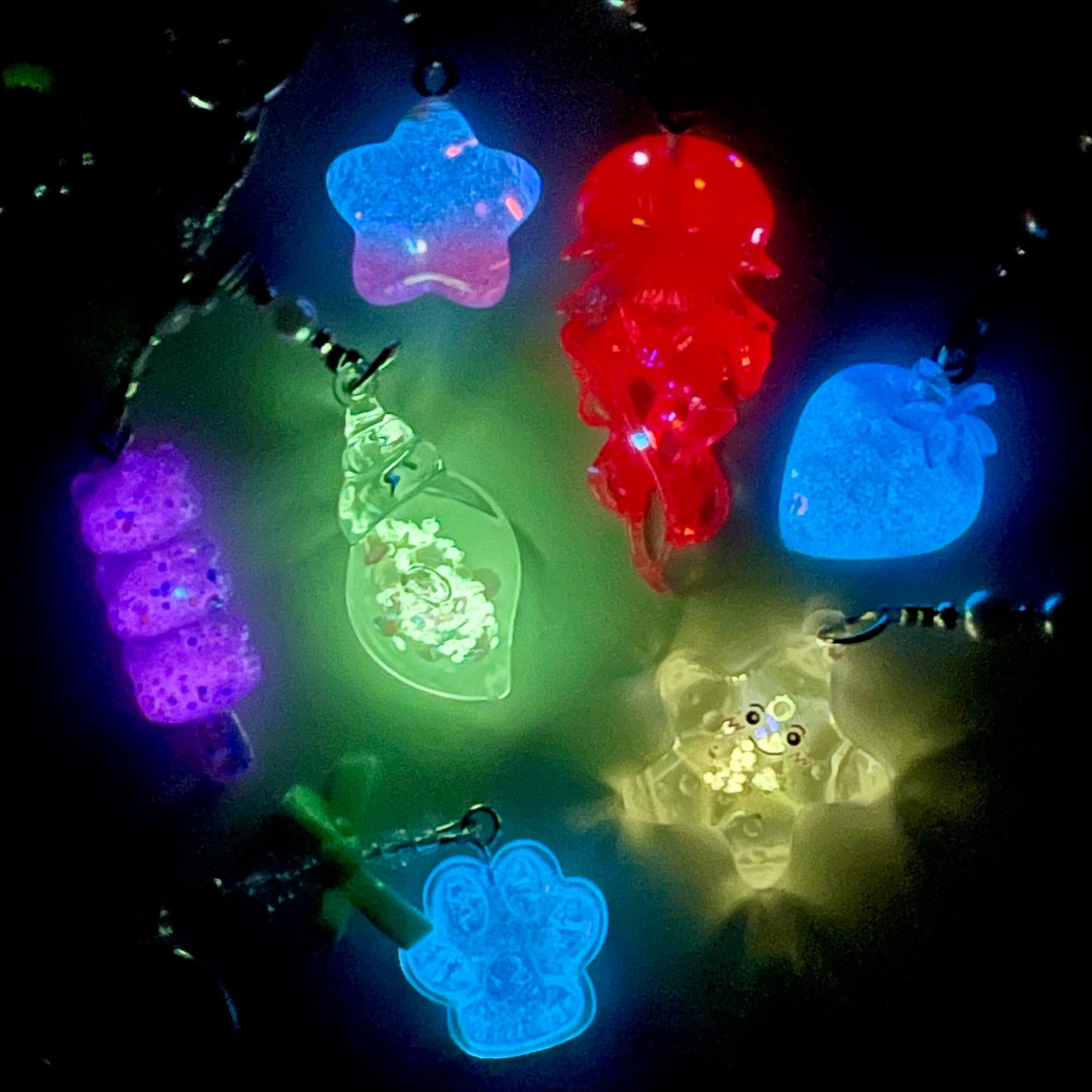 [Limited Edition] Premium Handmade Metal Alloy Kawaii Cutie and Acrylic Pad Phone Chains-Special Launch Price!