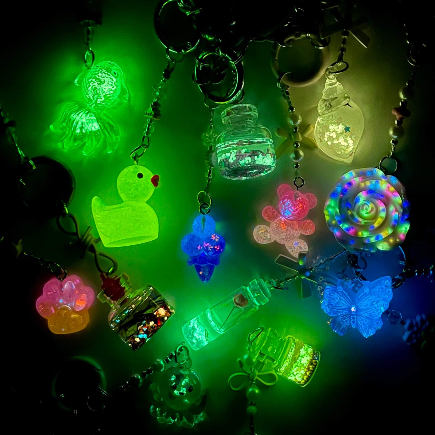 [Limited Edition] Premium Handmade Metal Alloy Kawaii Cutie and Acrylic Pad Phone Chains-Special Launch Price!
