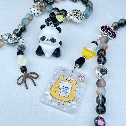 [Anniversary Celebration] Premium Handmade Glass Beads and Kawaii Decor Crossbody Chain