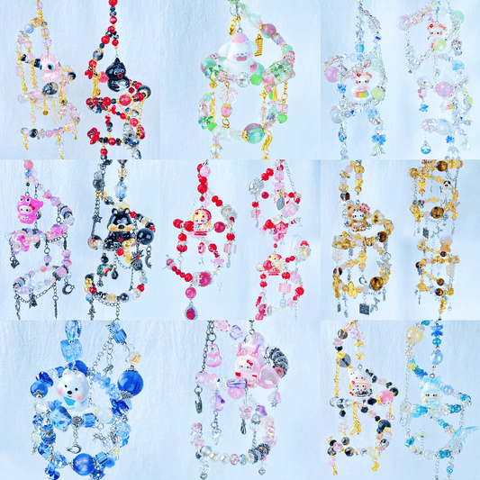 [Holiday Celebration] Premium Glittering Beads and Kawaii Cute Handmade Layered Hanging Decor-Special Launch Price!