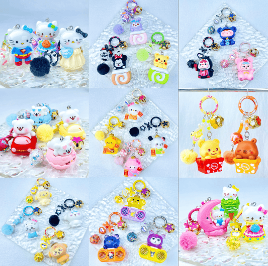 [New Batch] Premium Handmade Newest Standing/Sitting Cutie Keychain- more new styles added!